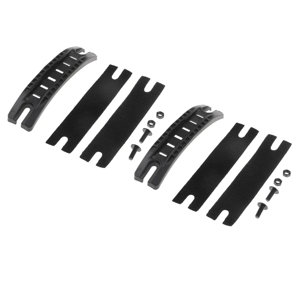 2pcs Sturdy Fast ARC  Side Rail Guide Kits With Screws Hook & Loops For Hunting 