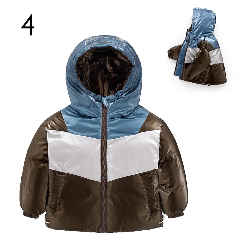 INPEPNOW Girl Winter down Jacket Children's Thicken Jacket Kids Clothes Winter Jacket Girl Park Lively Boys Winter Coat - Цвет: 4