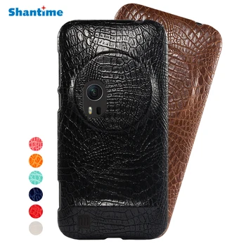 

Luxury Crocodile Pattern Case For Asus ZenFone Zoom ZX551ML Pu Leather Case Cover For Asus ZenFone Zoom Business Phone Case