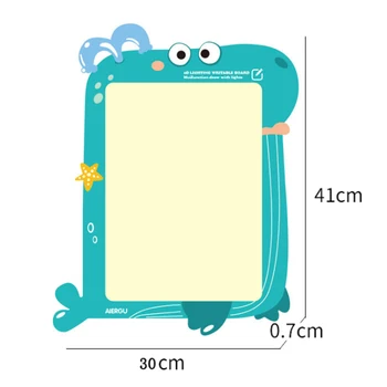 

2-in-1 Cartoon Fluorescent Drawing Board Luminous Graffiti Painting Board Toys EM88