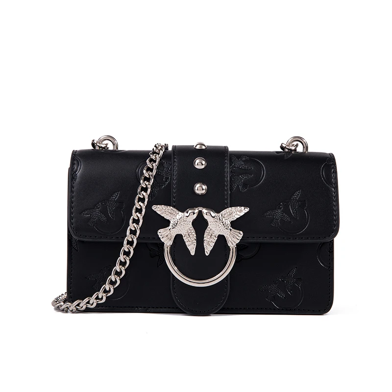 

Bags for Women Flap PU Leather Metal Chains Messenger Bag Designer Purses and Handbags Shoulder Crossbody Holiday 2020 New Fashi