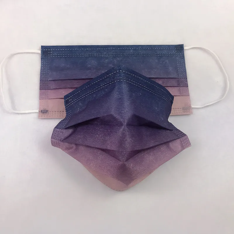 Lot de 50 masques réutilisables en tissu - Couleurs variées