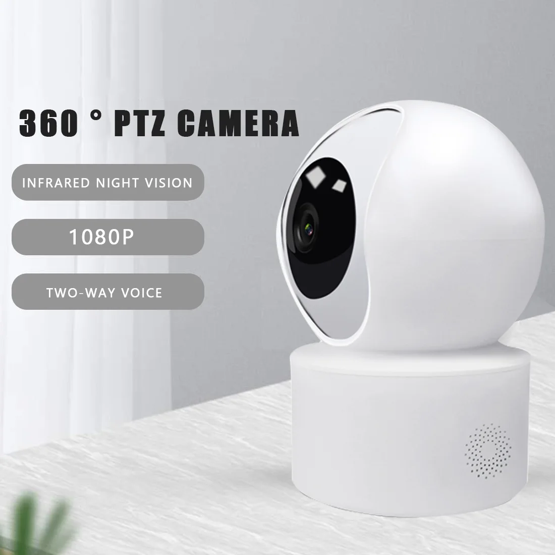

Fast Shipping IP Camera Smart Camera Webcam 1080P HD WiFi Pan-tilt Night Vision 360 Angle Video IP Cam Baby Security Monitor