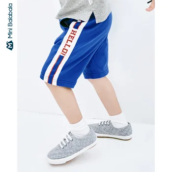 

Mini bala Children Pants Boys Sports Pants Mid Pants Summer New Cotton Breathable Thin Pants