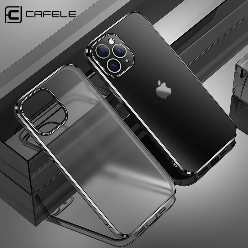 Оригинальный матовый чехол Cafele для iPhone 12 Pro Max роскошные мягкие силиконовые чехлы