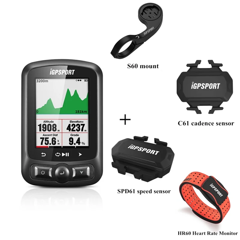  IGPSPORT IGS618 ANT + GPS Computer Bike Fahrrad Bluetooth Drahtlose Stoppuhr Wasserdicht Radfahren 