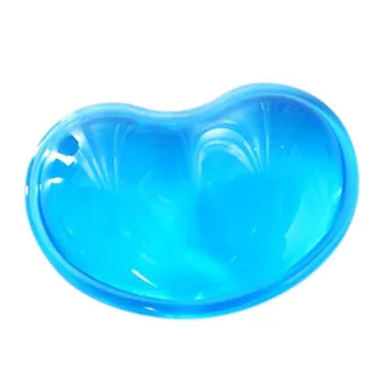

Novel Design Heart-shaped Hand Pillow Practical Soft Wrist Pad Silicone Material Transparent Mouse Pad 4 Colors N