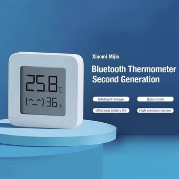 

XiaoMi Mijia LCD Bluetooth Thermometer Hygrometer 2 High Precision Sensor App Control Wireless intelligent Thermo-Hygrometer