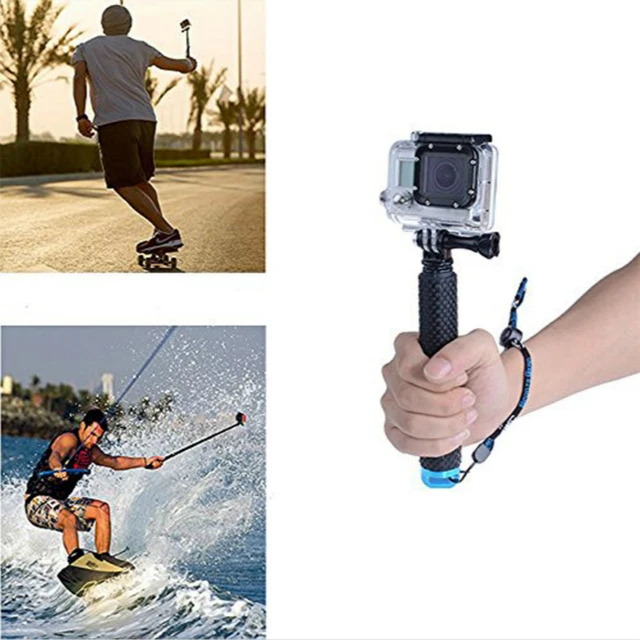 Palo Selfie monopie para Gopro, palo extensible, palos para la mano,  impermeable, para GoPro Hero 7 6 5 Xiaoyi 4K DJI - AliExpress