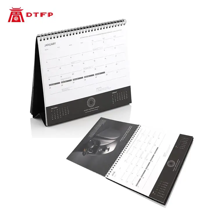

Custom wholesale promotion desk calendars table calendar daily planner 2020 office supplies agenda escolar 2019