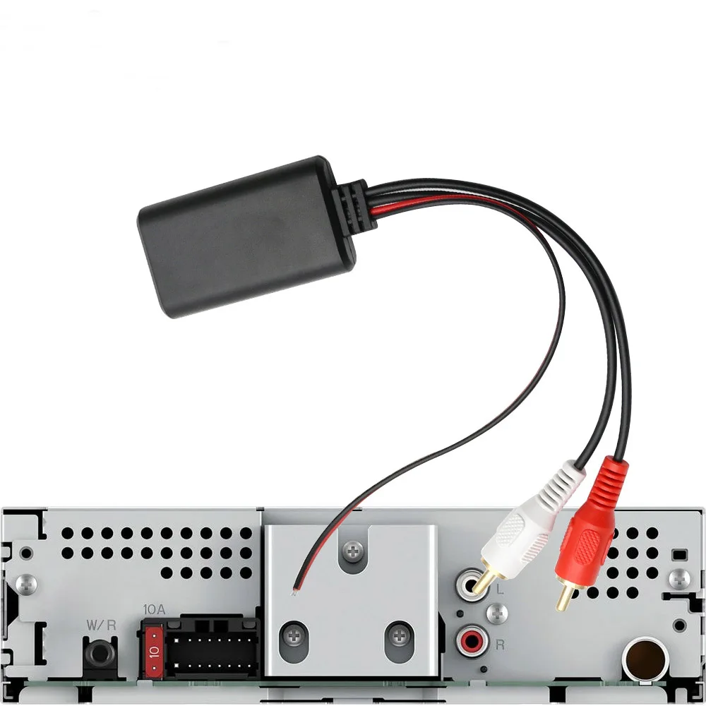 Модуль приемника AUX Универсальный Bluetooth-адаптер 2 RCA-разъема автомобильный