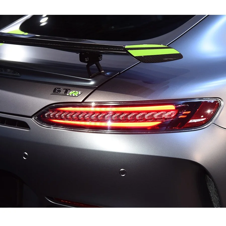 Хромированные черные буквы G T R эмблемы для багажника, значки, эмблема, наклейка для Mercedes Benz C190 X290 R190 Coupe, конвертируемый AMG GT GTr