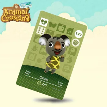 

120 Ozzie Animal Crossing Card Amiibo Cards Work for Switch NS 3DS Games
