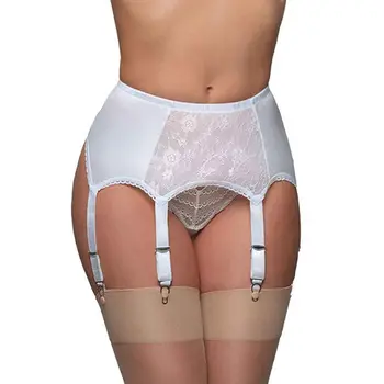 

Sexy Vintage High Waist Lace Garter Belt Female Sexy Underwear Garters Mesh Stocking Suspender suspenders Femme Lady 6 belts