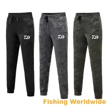 Дайв рыбалка брюки для мужчин быстросохнущие дышащие камуфляжные эластичные рыболовные брюки одежда для спорта на открытом воздухе DAWA Мужская одежда для рыбалки