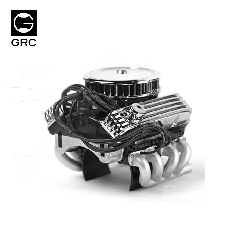 GRC Rc Car F82 V8 Simulate Engine Motor Cooling Fans Radiator For 1/10 ...