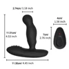 Mâle Prostate masseur jouets sexuels vibrateur pour homme électrique choc impulsion vibrant godemichet Anal Plug vibrateur Buttplug Sexshop ► Photo 3/6