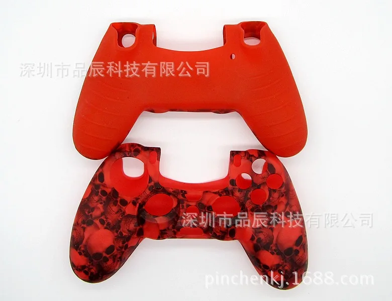 PS4 камуфляж Силиконовая ручка впрыска PS4/ps4 высокое качество череп ручка силиконовый чехол