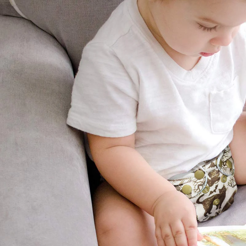 Mumsbest моющийся абсорбент тканевые подгузники замшевые Детские Многоразовые