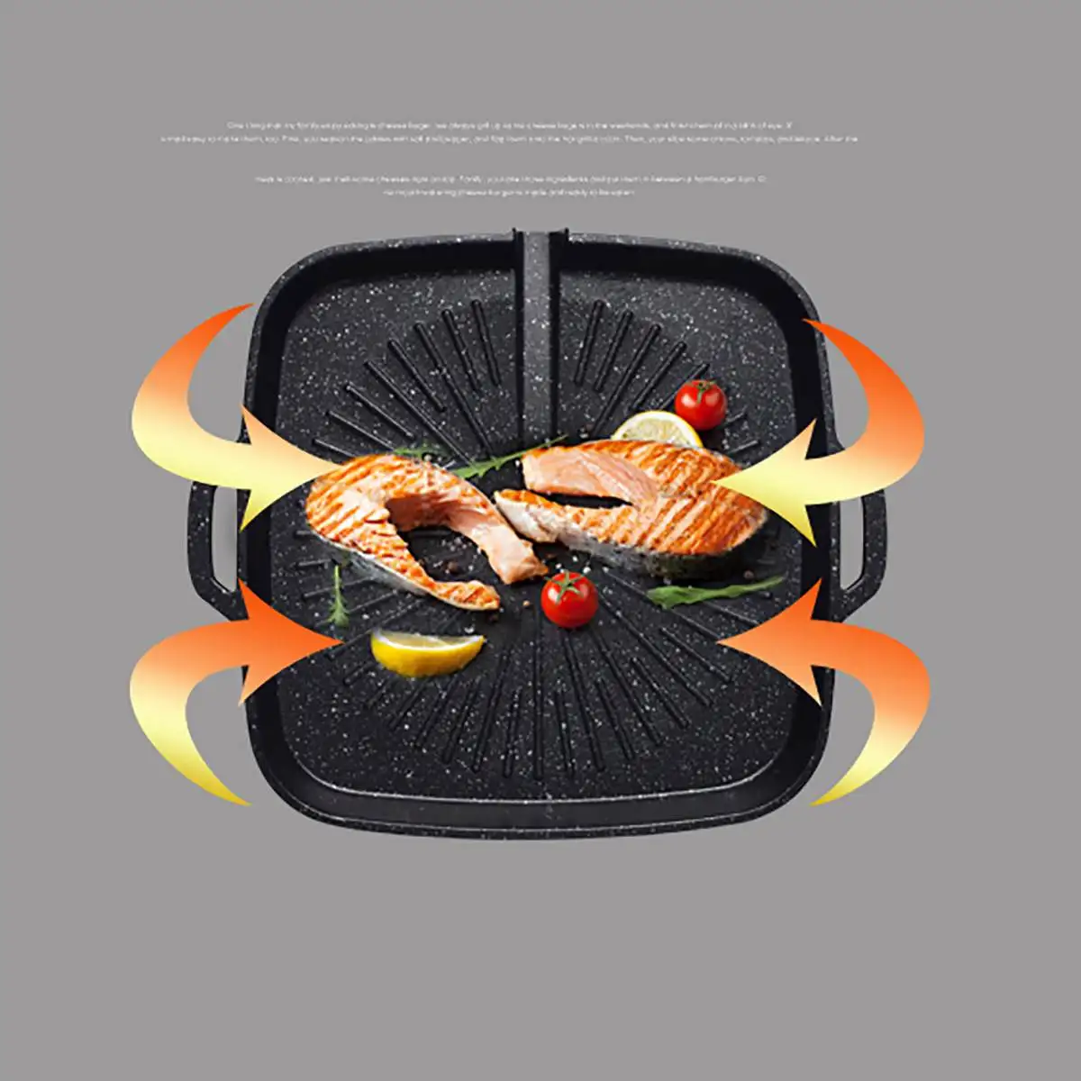 

Hot Multi-purpose Griddle Frying Pan Non-Stick Grill hot Induction for Electric/Gas stove/Fire Oven Meal Skillet Barbecue Plate
