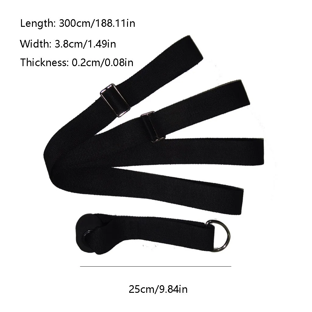 HIINST Training Leg Stretcher Fitness Workout Exercise Padded Straps Training Gym Flexibility Trainer Stretching Equipment 319
