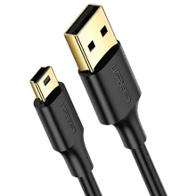 Ugreen – Mini câble USB vers USB pour recharge rapide de données, compatible MP3 MP4, lecteur de voiture, DVR, GPS, appareil photo numérique, disque dur