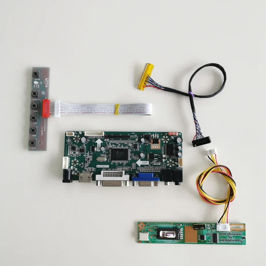 Для B141EW04 V6 V7 HDMI+ VGA+ DVI CCFL LVDS 30Pin 14," 1280*800 ЖК-монитор панель M. NT68676 дисплей Контроллер привод карты DIY kit