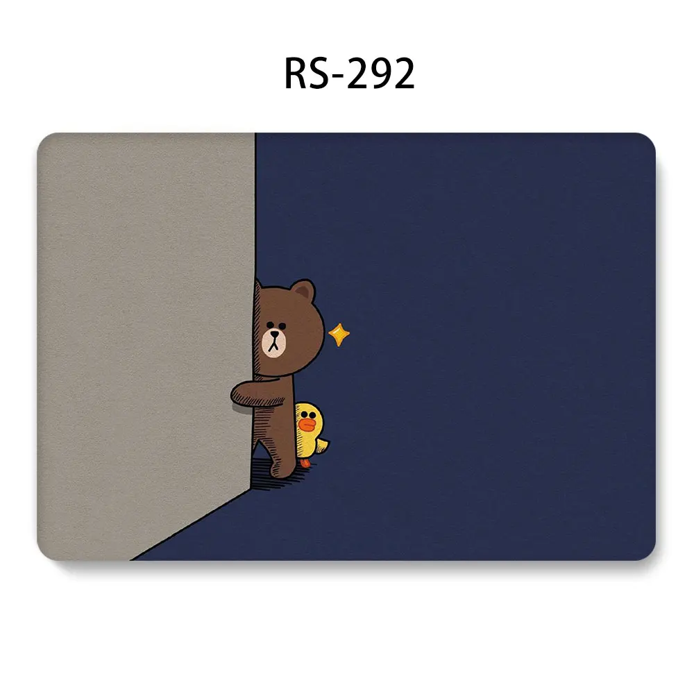 3D чехол для macbook Air Pro retina 13 15 touch bar A2159 A1706 чехол для ноутбука macbook Touch ID Air 13 A1932+ крышка клавиатуры - Цвет: 289