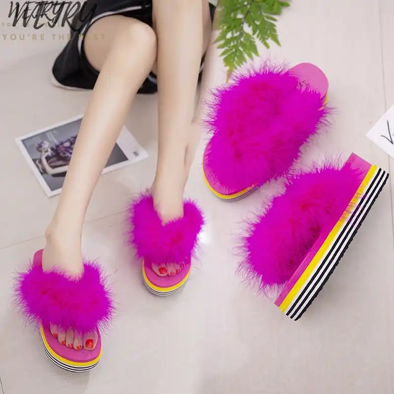 fenty slippers pink
