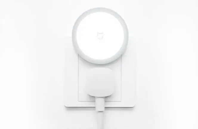 xiaomi mijia подключаемый Ночной светильник, черный ночной автоматический яркий сенсорный может выключить Интеллектуальный светочувствительный ночной Светильник