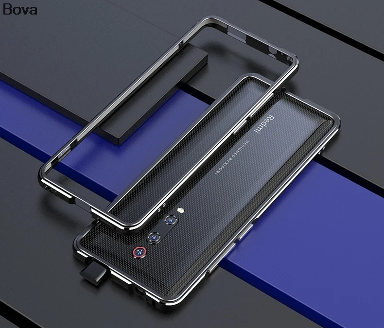 Silver Black Чехол для Xiao mi 9T роскошный Ультратонкий бампер alu mi num для Xiaomi mi 9T mi 9T Pro+ 2 пленки(1 передняя+ 1 задняя - Цвет: Silver Black