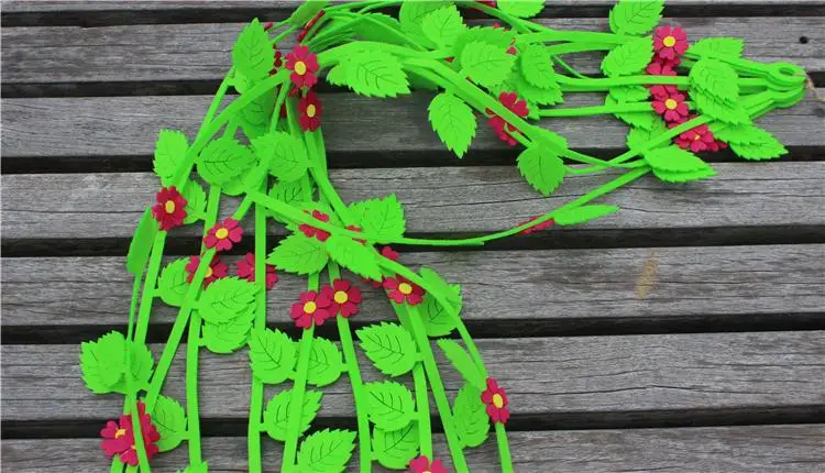 6 шт цветные цветы с войлоком ивы нетканые подвесные ткани войлоки для детской комнаты дома детского сада настенные декоративные наклейки