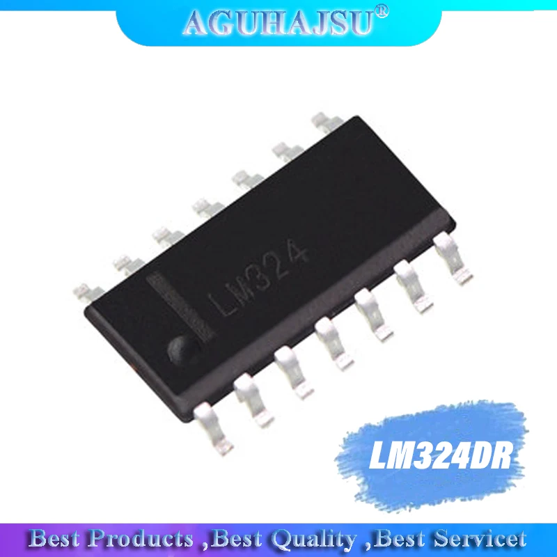 20 шт. LM324DR SOP14 LM324 SOP SMD LM324DR2G LM324DT новый четырехъядерный операционный усилитель |