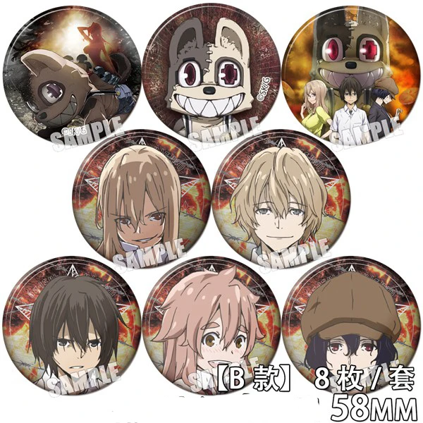 Anime New Gleipnir Shuichi Kagaya Claire Elena Aoki 58mm Brooch Acrylic Badges Brooches Aliexpress