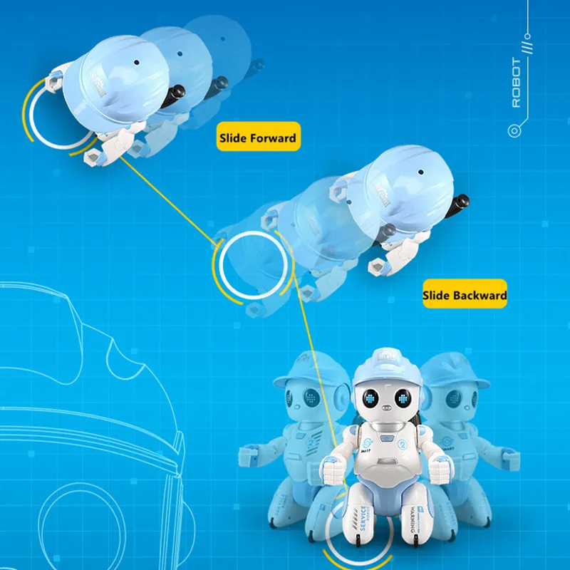 Intelligent Remote Control Delivering Robot With Touch Sensor Can Music Dance Walk Program And Gliding Home Decoration Kid Gifts 5