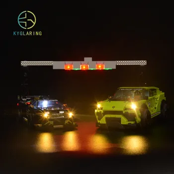 

Kyglaring Light Set For LEGO Speed Champions 76899 Urus ST-X & Huracan Super Trofeo EVO (only light kit included)