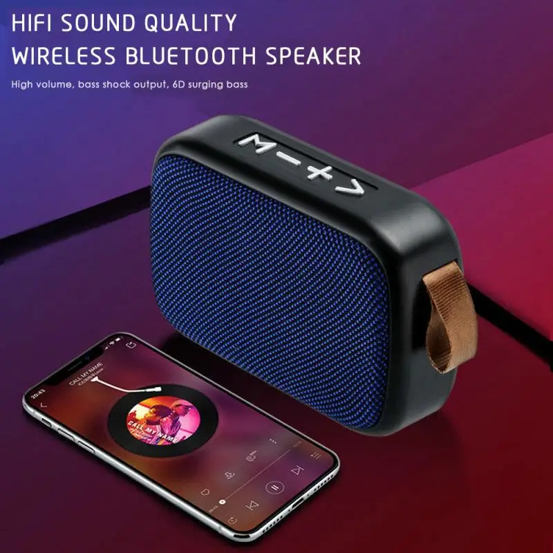 Уличная перезаряжаемая bluetooth колонка офисный планшет со стереозвуком