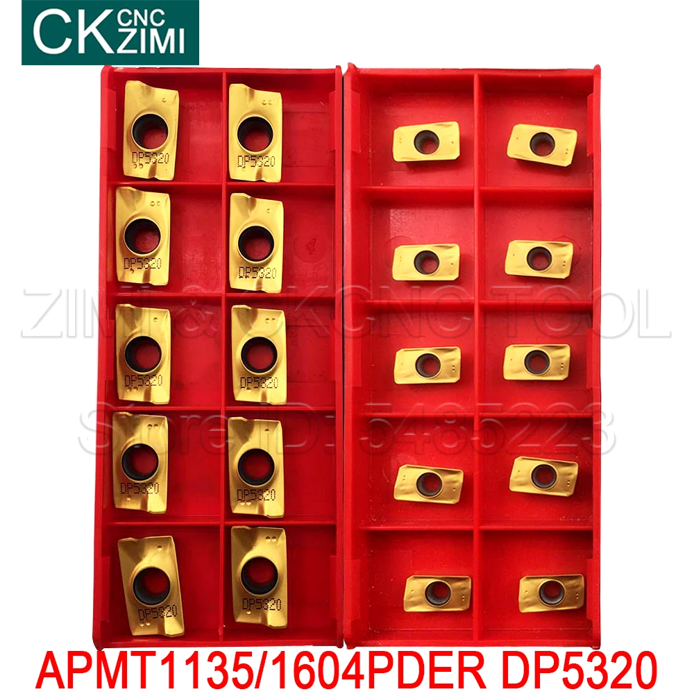 

10PCS APMT1604PDER APMT1135PDER DP5320 milling carbide insert turning tool Lathe Milling CNC tools milling cutter APMT1604 PDER