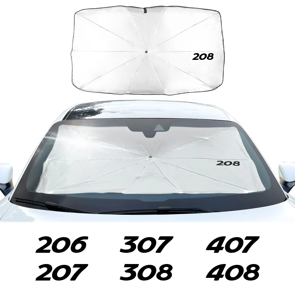 Parasole Reti Traspiranti Per Finestrini Auto – Compatibile Con Peugeot 206,207,208,3008,307,308,406,407,408,4008 E Altri - 3