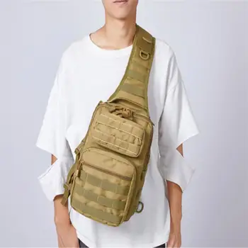

Shoulder Bag Backpack Chest Pack Tactical Military Nylon Male Wallet Multifunctional Sports Crossbody Bag Portable Leisure