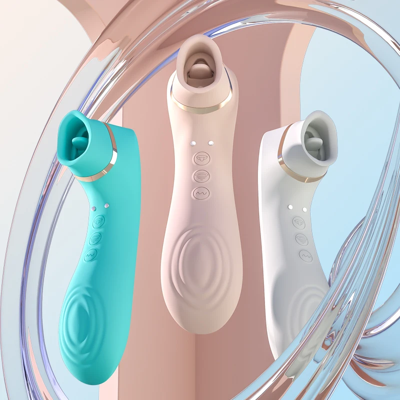 Clitoris Sucker Tongue licking Nipple sucking Vibrator for women blowjob Clit g spot Stimulator pussy licking toy Sex Toys 1