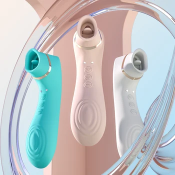 Clitoris Sucker Tongue licking Nipple sucking Vibrator for women blowjob Clit g spot Stimulator pussy licking toy Sex Toys