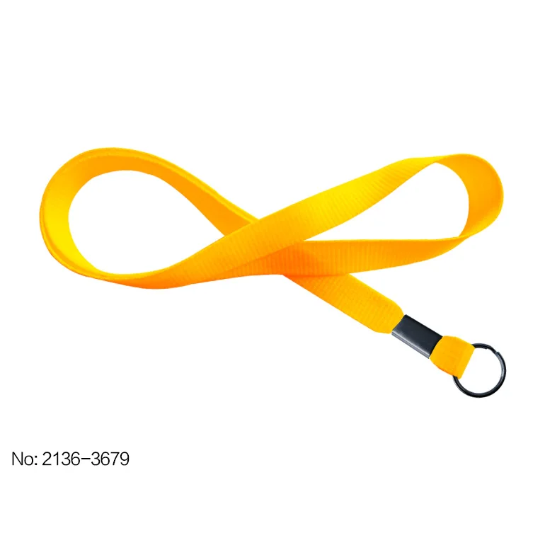 Yellow 2136-3671 16 мм(5,8) Плоский ребристый полиэфирный ремешок с черным окисленным разъемным кольцом и металлической обжимной отделкой - Цвет: Yellow