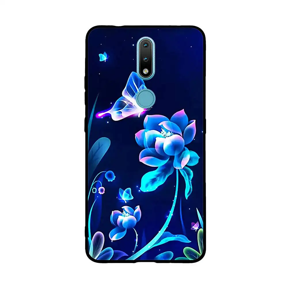 A For Nokia 2.4 Case Soft TPU Silicone Phone Cases For Nokia 2.4 Back Cover Cool Fundas for Nokia2.4 2020 6.5 inch Shell Bags phone belt pouch Cases & Covers