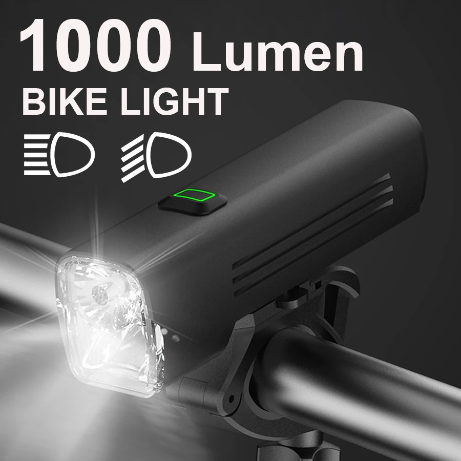 Newboler 1000 Lumen Fiets Licht Set Usb Hoge/Dimlicht Mtb Fiets Lamp  Koplamp Led Fietsen Zaklamp Lantaarn Fiets accessoires|Bicycle Light| -  AliExpress