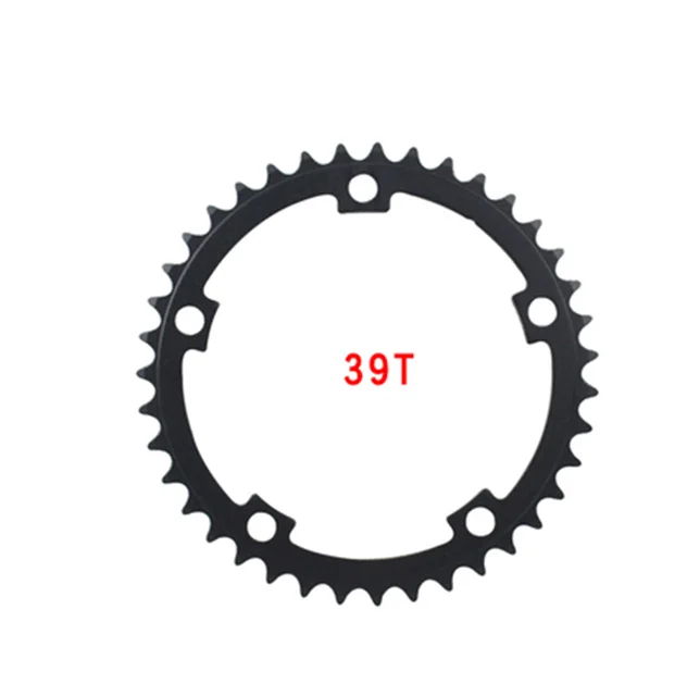 Bike Chainring Single Speed Fixed Gear Road Bike Track Folding Bicycle 130 BCD Fixie  39/44/46T/48T/53T 1/2X1/8