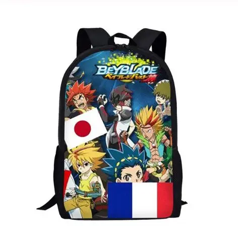 16 дюймов модные школьные сумки аниме Beyblade Burst Evolution школьные рюкзаки для подростков девочек мальчиков рюкзаки для ноутбуков - Цвет: as picture