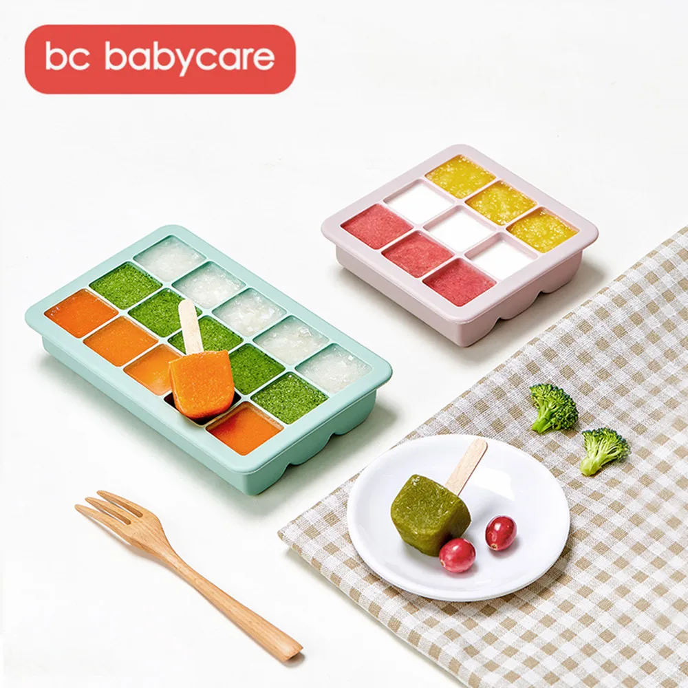 Box Mold Storage-Container Breast-Milk-Freezer Ice-Maker Food-Storage Baby Silicone Fruit