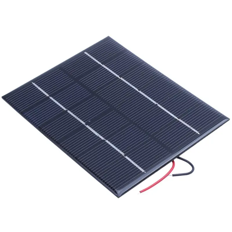 

solar panels 2W 6V solar panel distribution cable 110 * 136 * 3MM Class A polycrystalline silicon solar panels