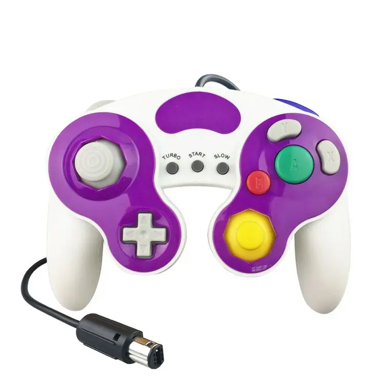 Подходит для nintendo GameCube пластиковый чувствительный джойстик для wii Профессиональный плеер проводной контроллер Поддержка вибрации взрыв